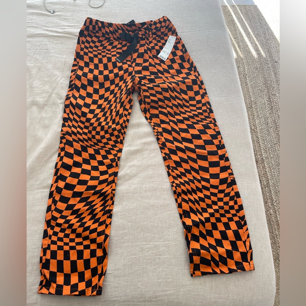 X- Girl Warped Check Pants